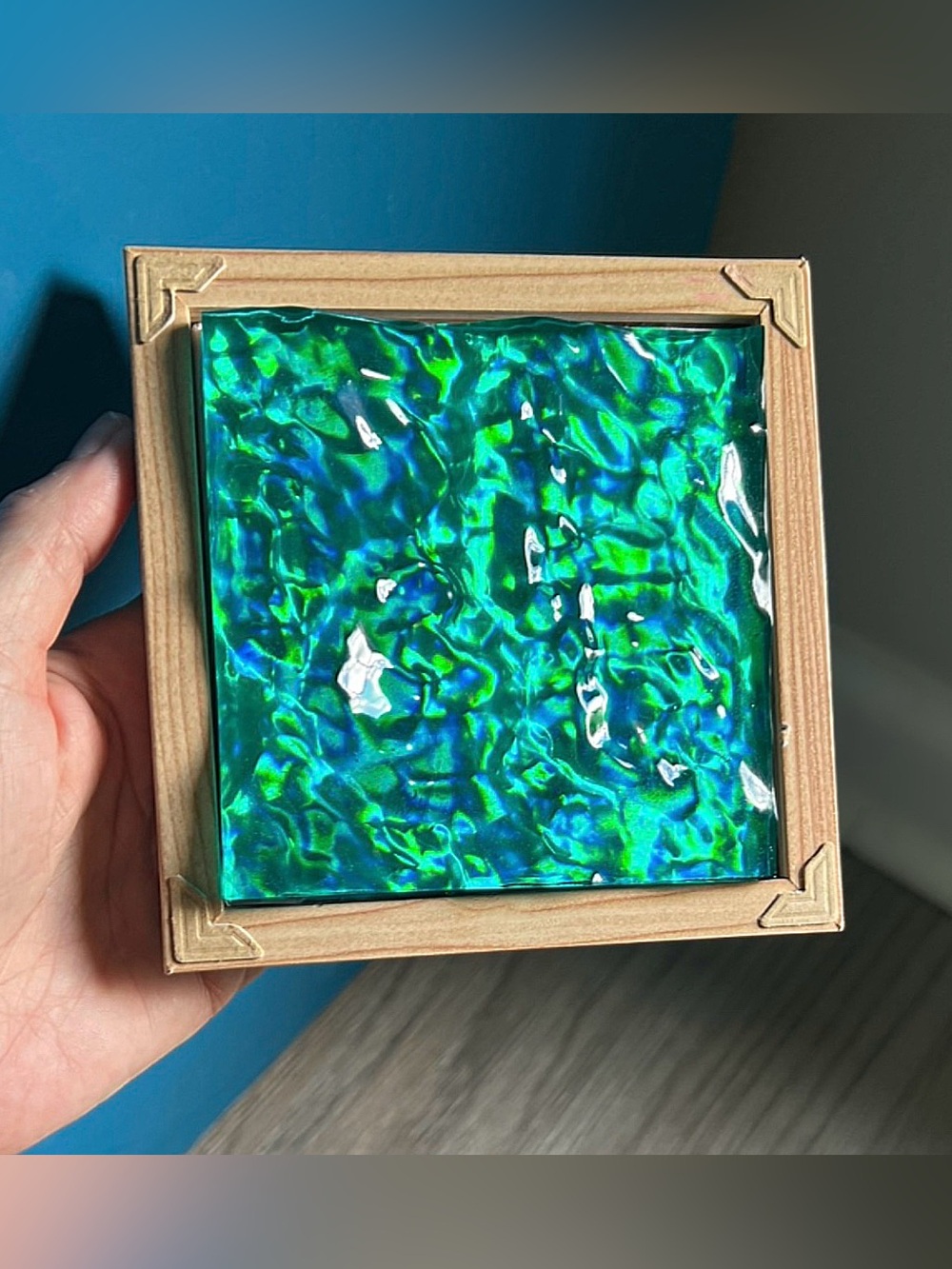 Peacock Aqua Art